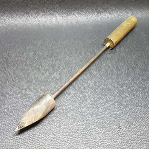 Original Vintage Metal and Brass Soldering Iron
