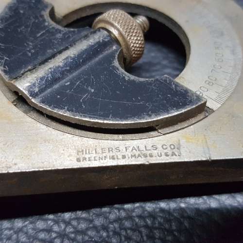 Original Vintage Millers Falls Combination Square Set