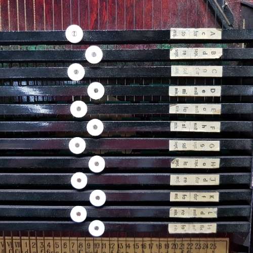 RARE Vintage Wood Cased Auto Harp