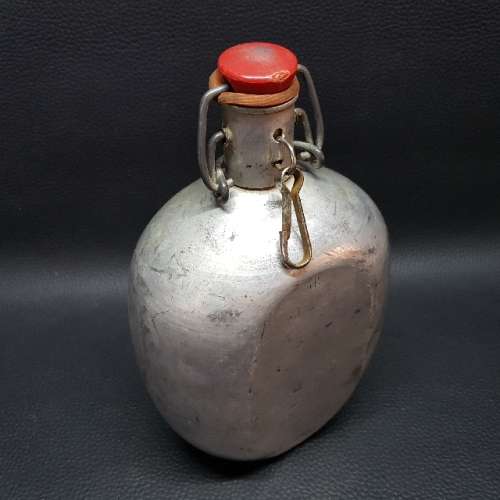 Vintage Aluminum Hip Flask