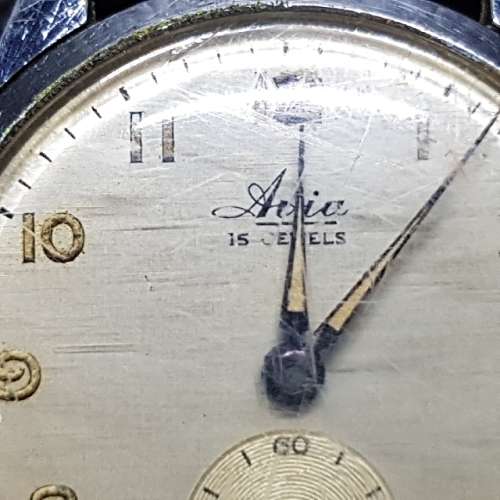 Vintage Highly Collectible Swiss Avia 15 Jewel Wrist Watch (No Strap, Working)