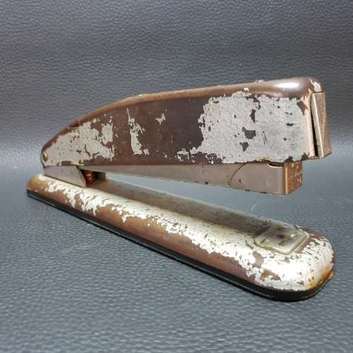 Large Vintage VELOS Cast Metal English Made Stapler