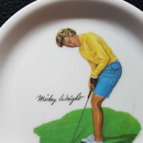 Collectible WILSON Mickey Wright Golfer Display Plate