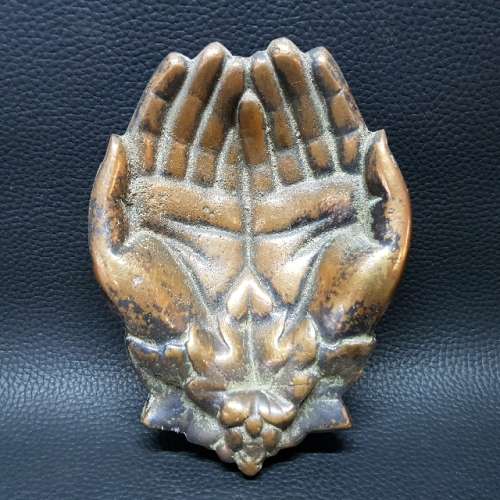 Solid Copper Holding Hands Soap Dish!!!