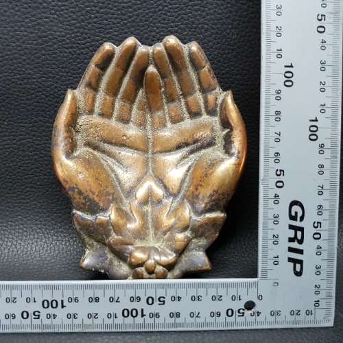 Solid Copper Holding Hands Soap Dish!!!