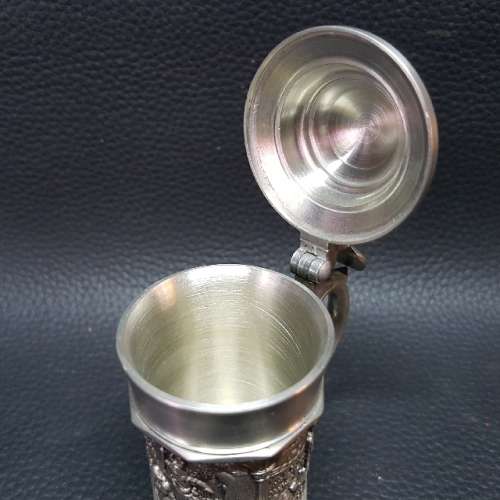 Rare Collectible  Highly Detailed ZINN Miniature Tankard