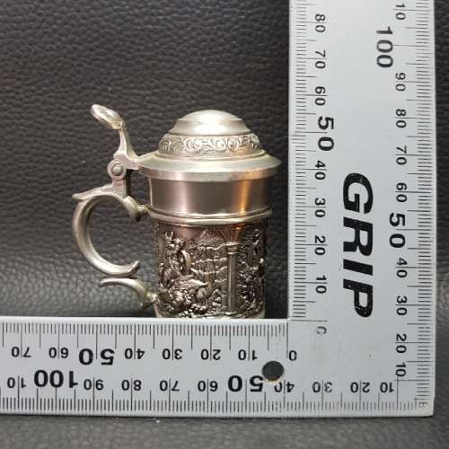 Rare Collectible  Highly Detailed ZINN Miniature Tankard