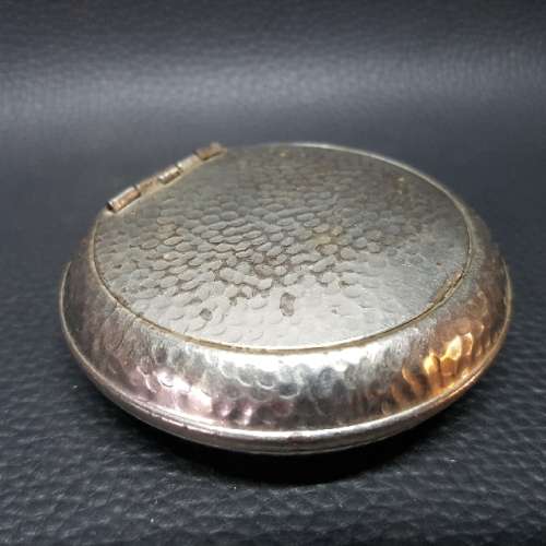 Rare English Hammered Metal Portable Ashtray!!!