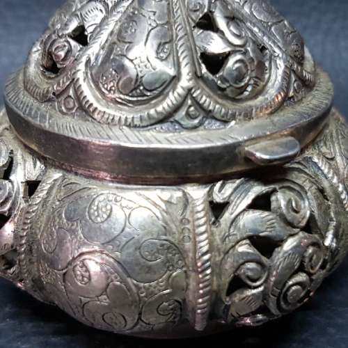Rare!!! Highly Decorative Sterling Silver Trinket Box!!! (74.2g)