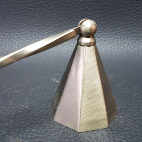 Brushed Metal Candle Snuffer