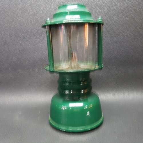 Vintage Green Metal Paraffin Lantern
