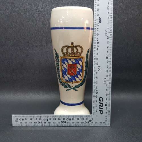 RARE German Porcelain Beer "Glass"