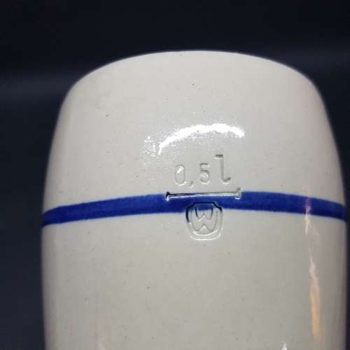 RARE German Porcelain Beer "Glass"