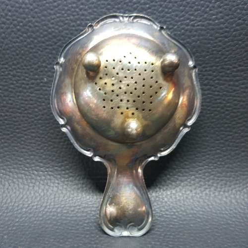 Victorian Silver-plate Tea Strainer!!!!