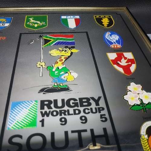 1995 World Cup Rugby Teams Display Mirror