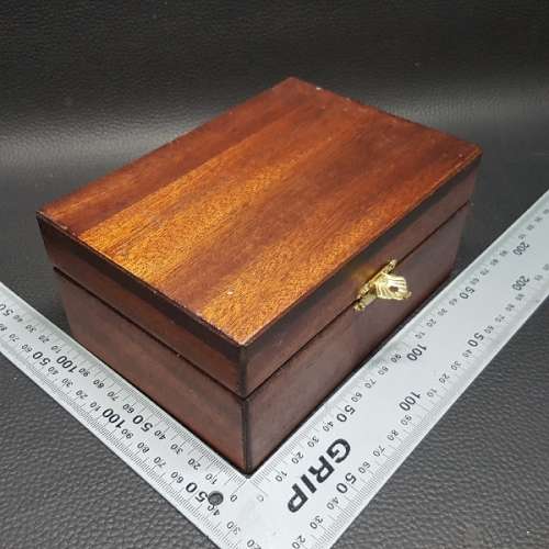 Vintage Hand Crafted Wood Jewelry Box