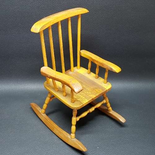 RARE Vintage Hand Crafted Rocking Chair Display Model!!!