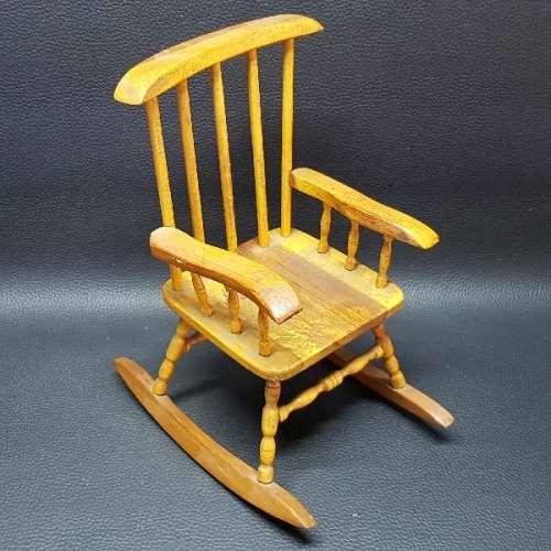 RARE Vintage Hand Crafted Rocking Chair Display Model!!!