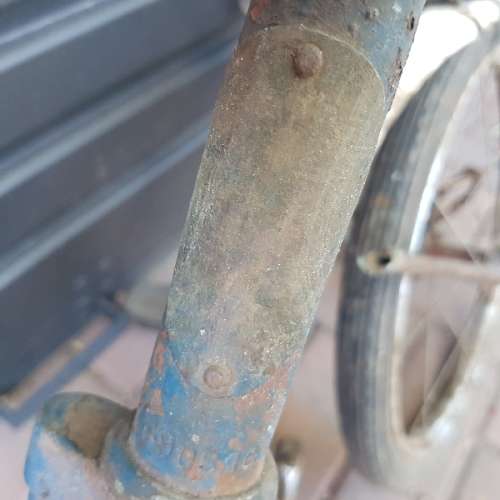 1960's Universal Kiddies Bicycle With Original Leather Seat (Parts, Restoration or Display)