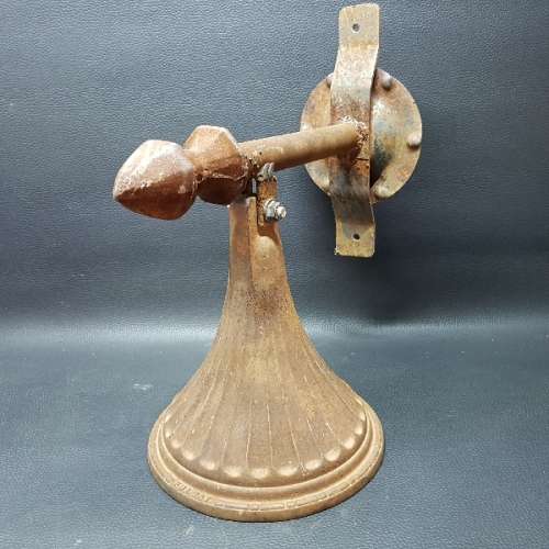 Large Vintage Cast Iron Wall Mounted Bell!!!