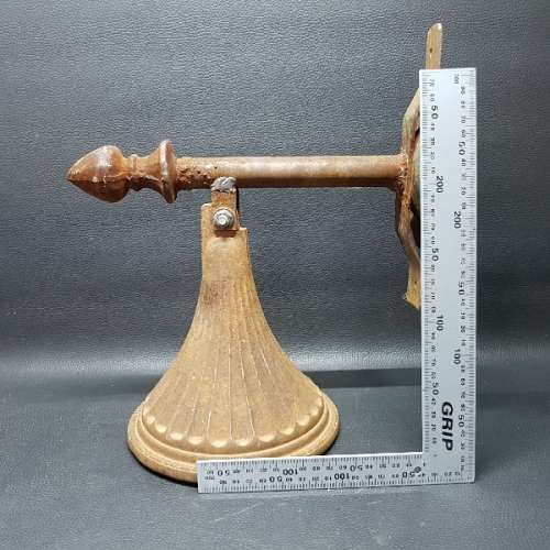 Large Vintage Cast Iron Wall Mounted Bell!!!