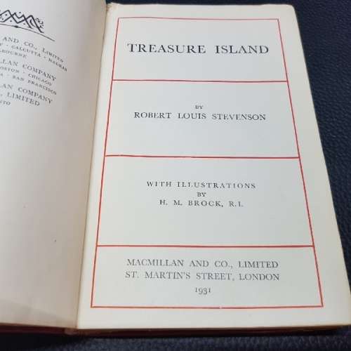 RARE!!! 1931 Treasure Island - Robert Louis Stevenson