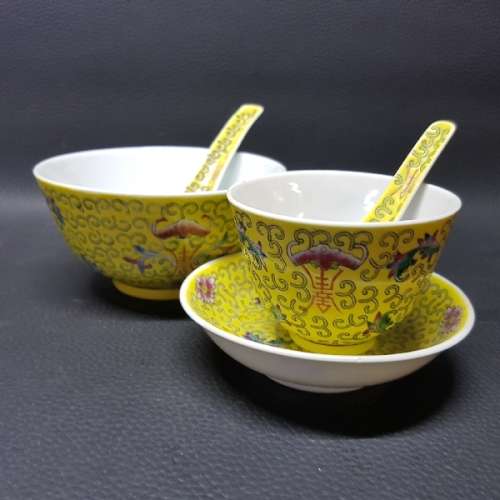 Hand Painted Oriental Single Setting Dinner Service!!!