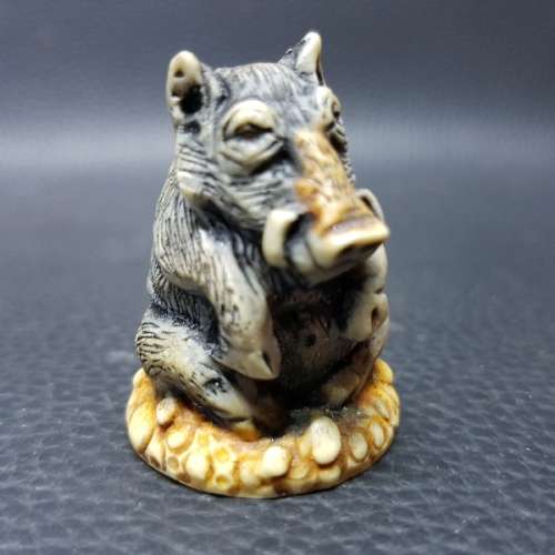 RARE Detailed Hand Painted Gala Star Co African Warthog