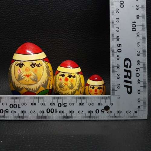 Handcrafted Christmas Themed Russian Nesting Doll