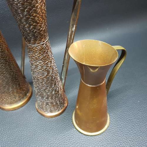 Vintage Copper Wine Pitchers
