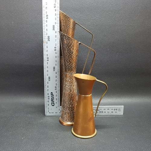Vintage Copper Wine Pitchers