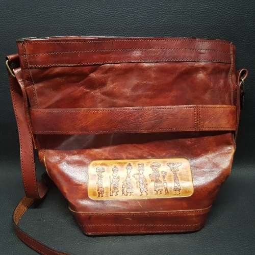 Genuine Leather Hand Crafted Kenyan Hand Bag!!!