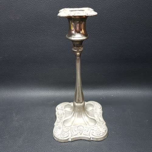 Rare Vintage Ornate Silver-plate Candle Stand!!!