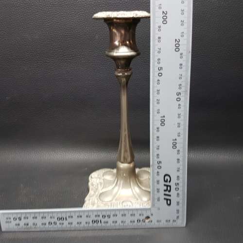 Rare Vintage Ornate Silver-plate Candle Stand!!!
