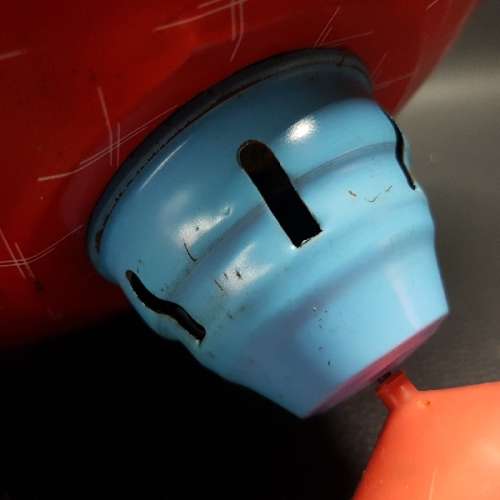 RARE!!! Large 1950's Vintage German Tin Toy Spinning Top!!!
