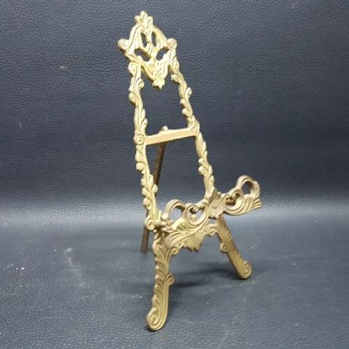 RARE!!! Ornate Solid Brass Picture Easels!!! (Two Available)