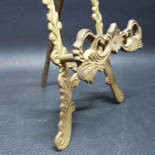 RARE!!! Ornate Solid Brass Picture Easels!!! (Two Available)