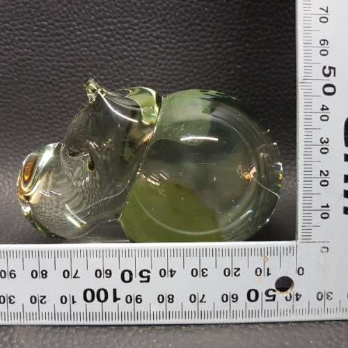 Large Collectible Ngwenya Glass Hippo Paperweight
