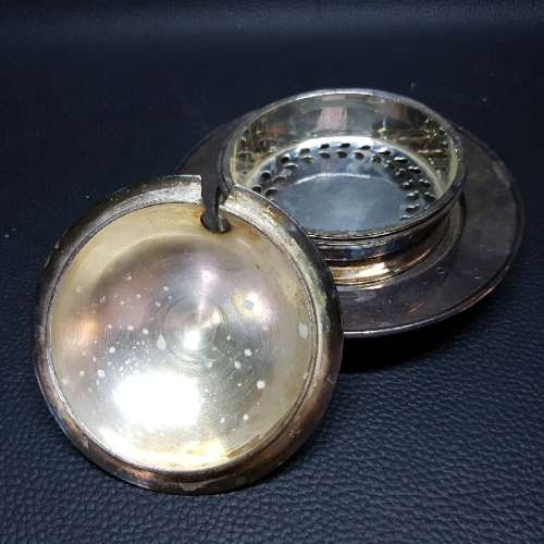 Vintage Silver-plate Butter Dish (Complete)