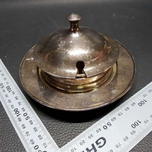 Vintage Silver-plate Butter Dish (Complete)