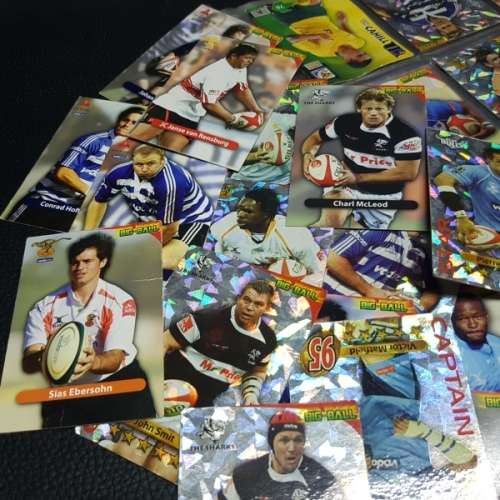 Large Rugby Card Collection in Flip-file