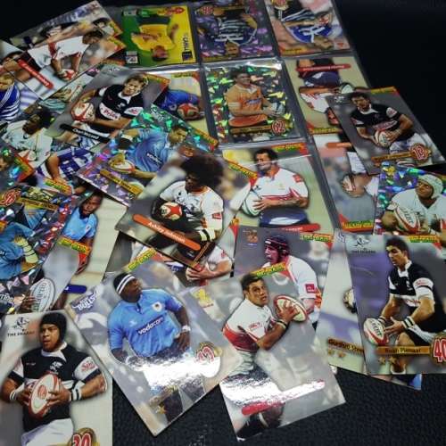 Large Rugby Card Collection in Flip-file