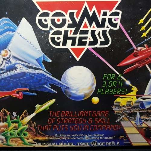 RARE!!! Vintage Cosmic Chess Board Game!!!