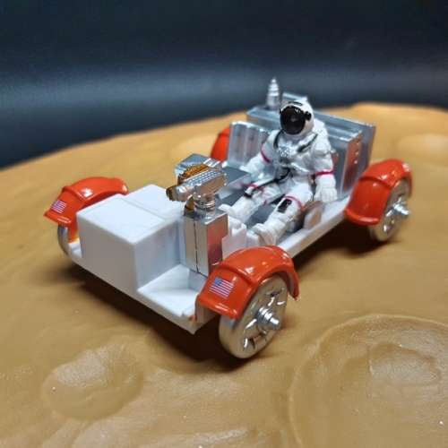 Highly Collectible Space Adventures Model Kit and Moon Surface!!!