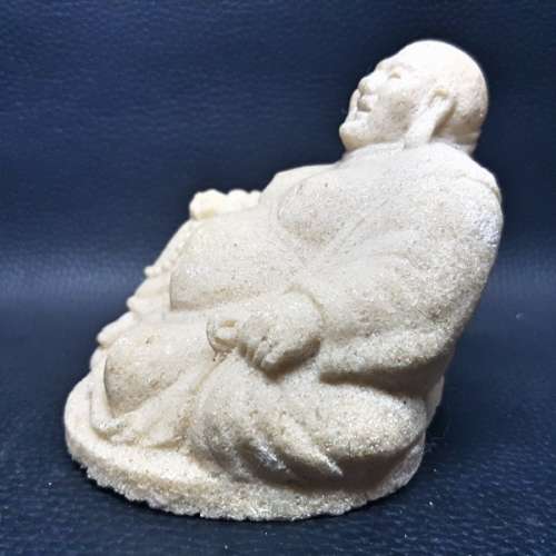 Large Sand Cast Stone Buddha Figure