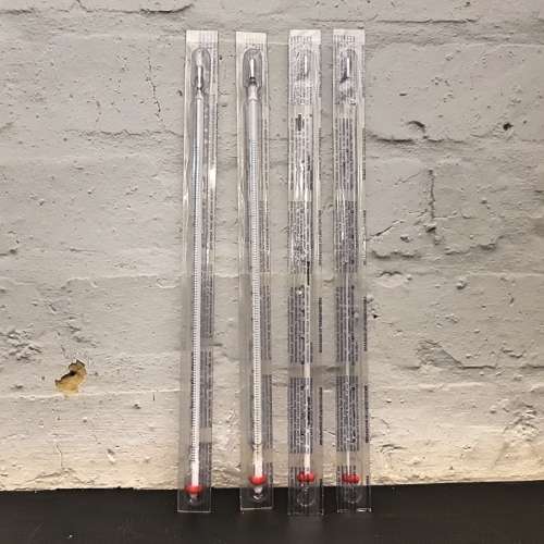 Original Brannan Sealed Hi-heat Thermometers (Bid for all4)