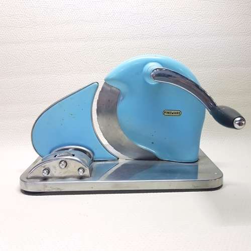 Original Vintage Pineware Enamel and Stainless Steel Bread Slicer!!!