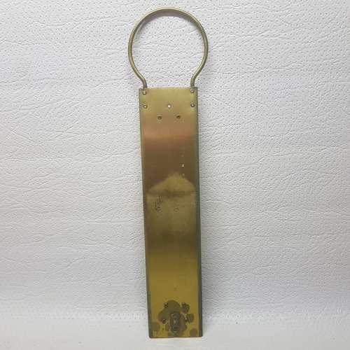 RARE!!!!  Antique English Brass Thermometer!!!