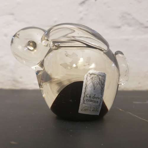 Original Ca Doro Cristais Rabbit Paperweight!!!