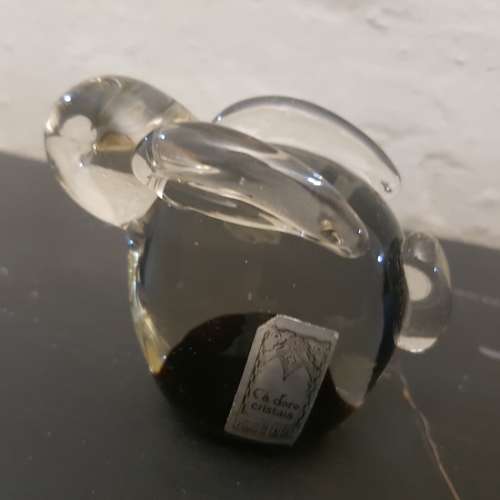 Original Ca Doro Cristais Rabbit Paperweight!!!